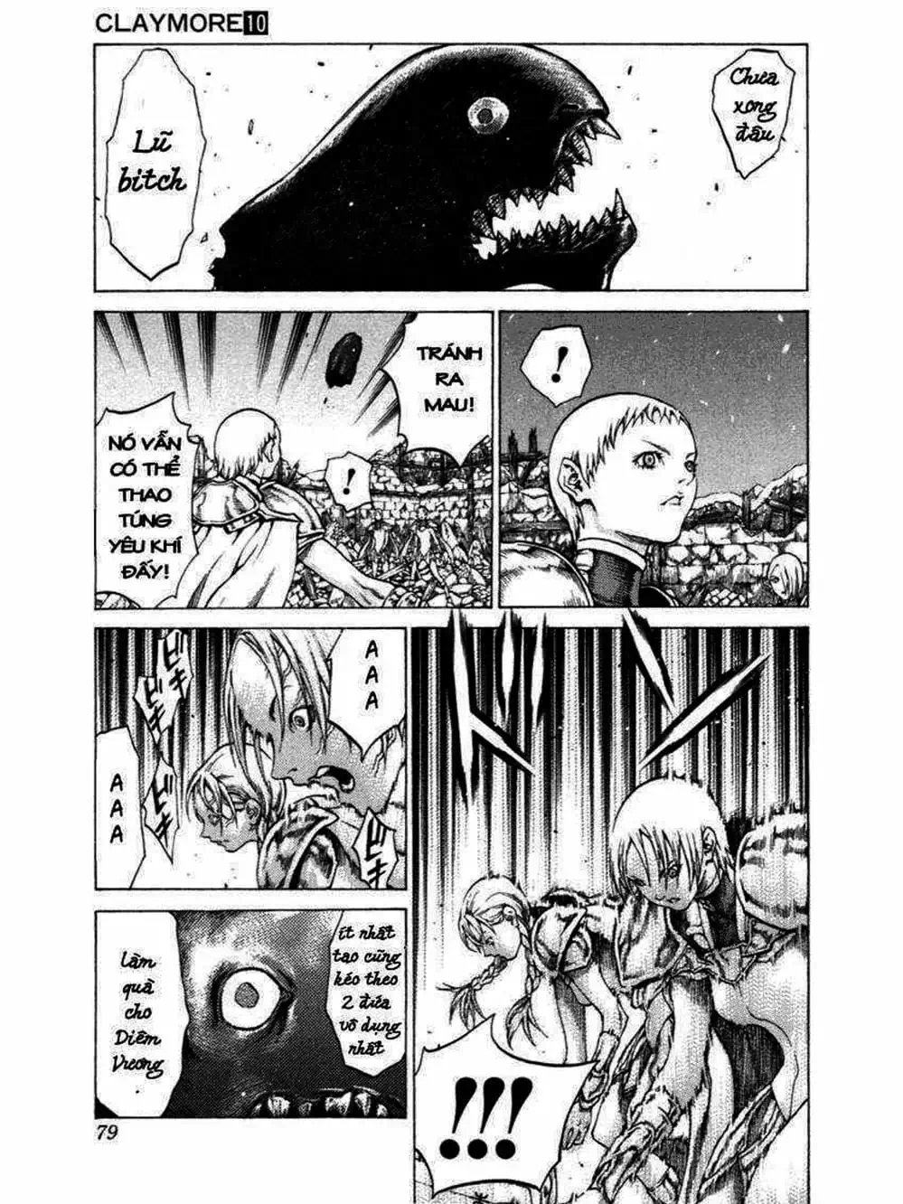 Truyện Tranh Claymore Mắt Bạc trang 4