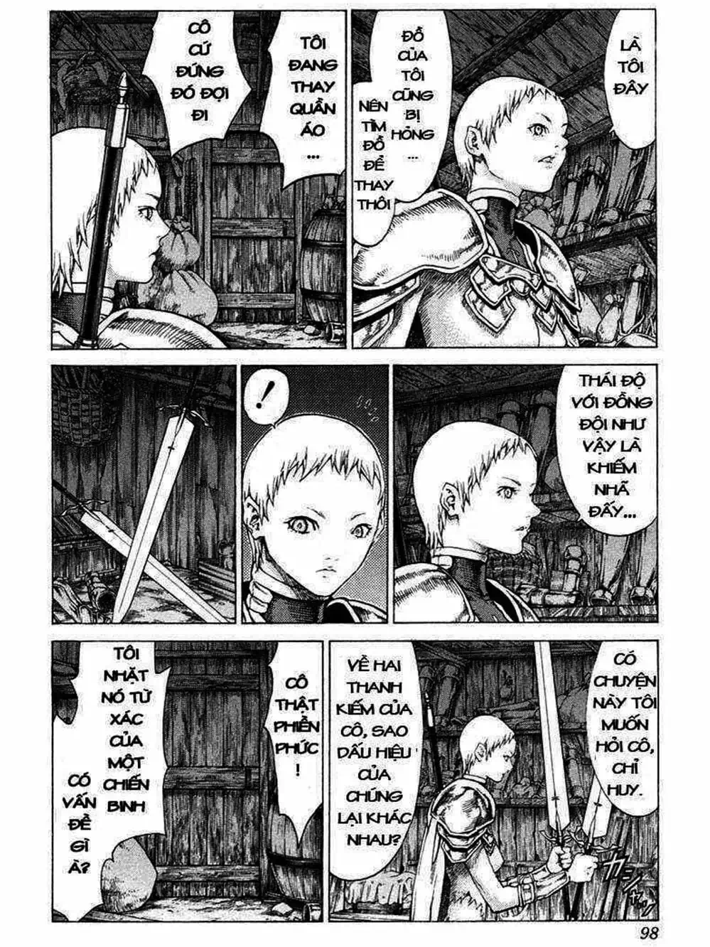 Truyện Tranh Claymore Mắt Bạc trang 4