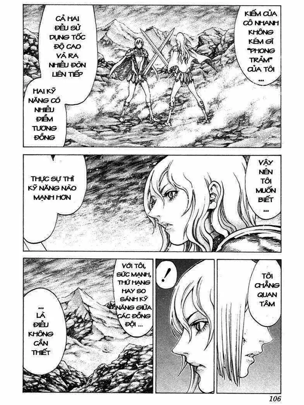 Truyện Tranh Claymore Mắt Bạc trang 4