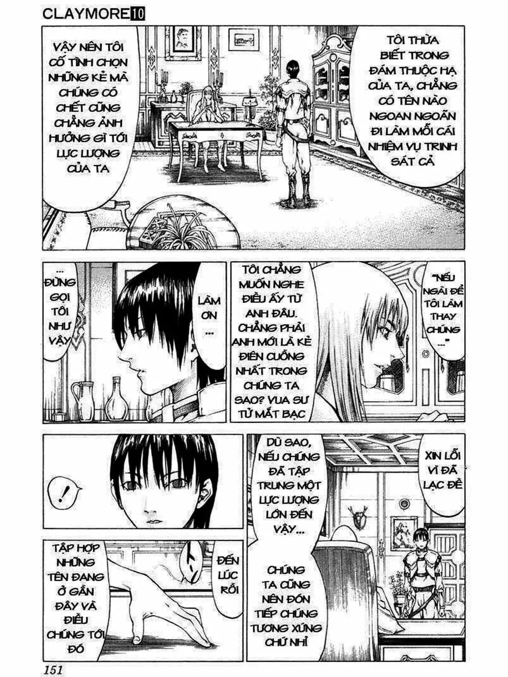 Truyện Tranh Claymore Mắt Bạc trang 4
