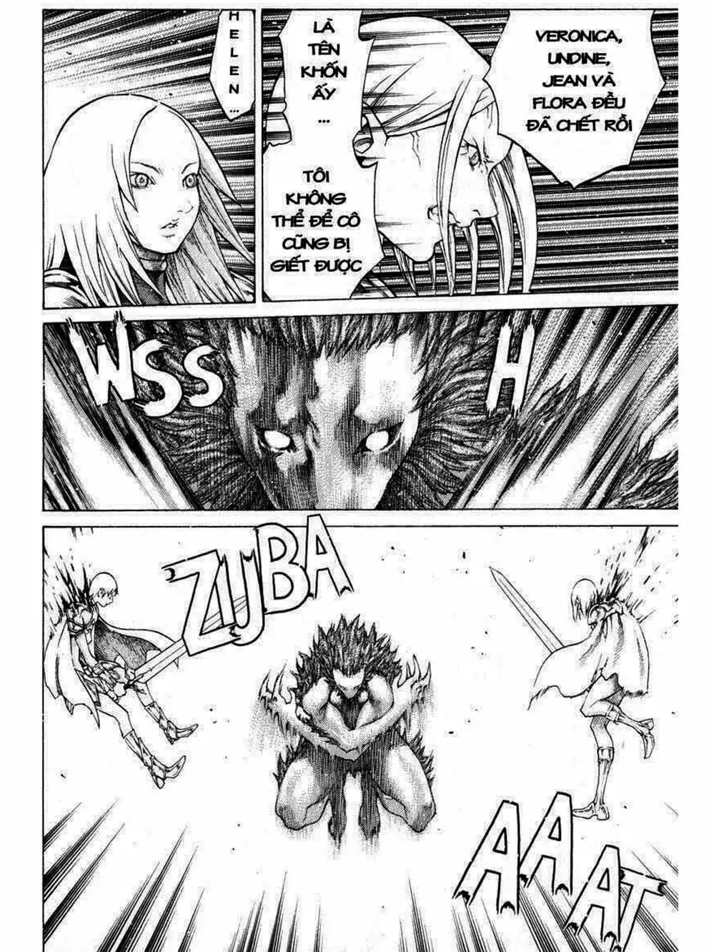 Truyện Tranh Claymore Mắt Bạc trang 4