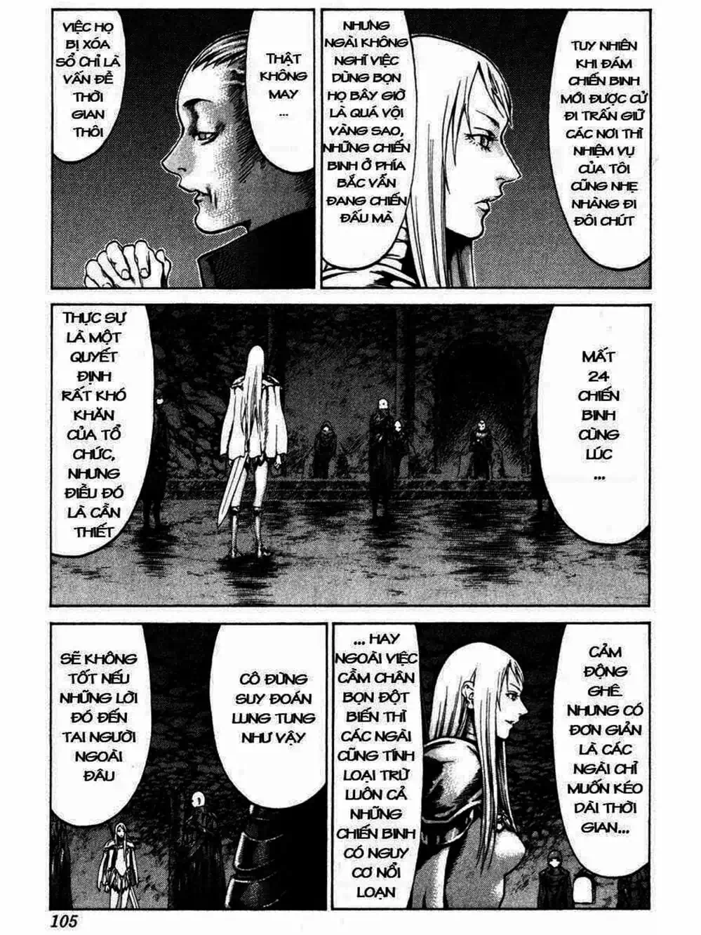 Truyện Tranh Claymore Mắt Bạc trang 4