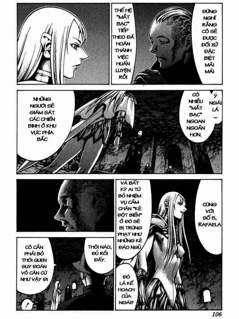 Truyện Tranh Claymore Mắt Bạc trang 4