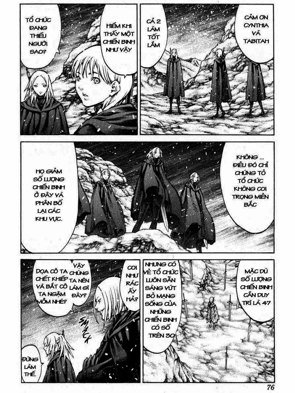 Truyện Tranh Claymore Mắt Bạc trang 4