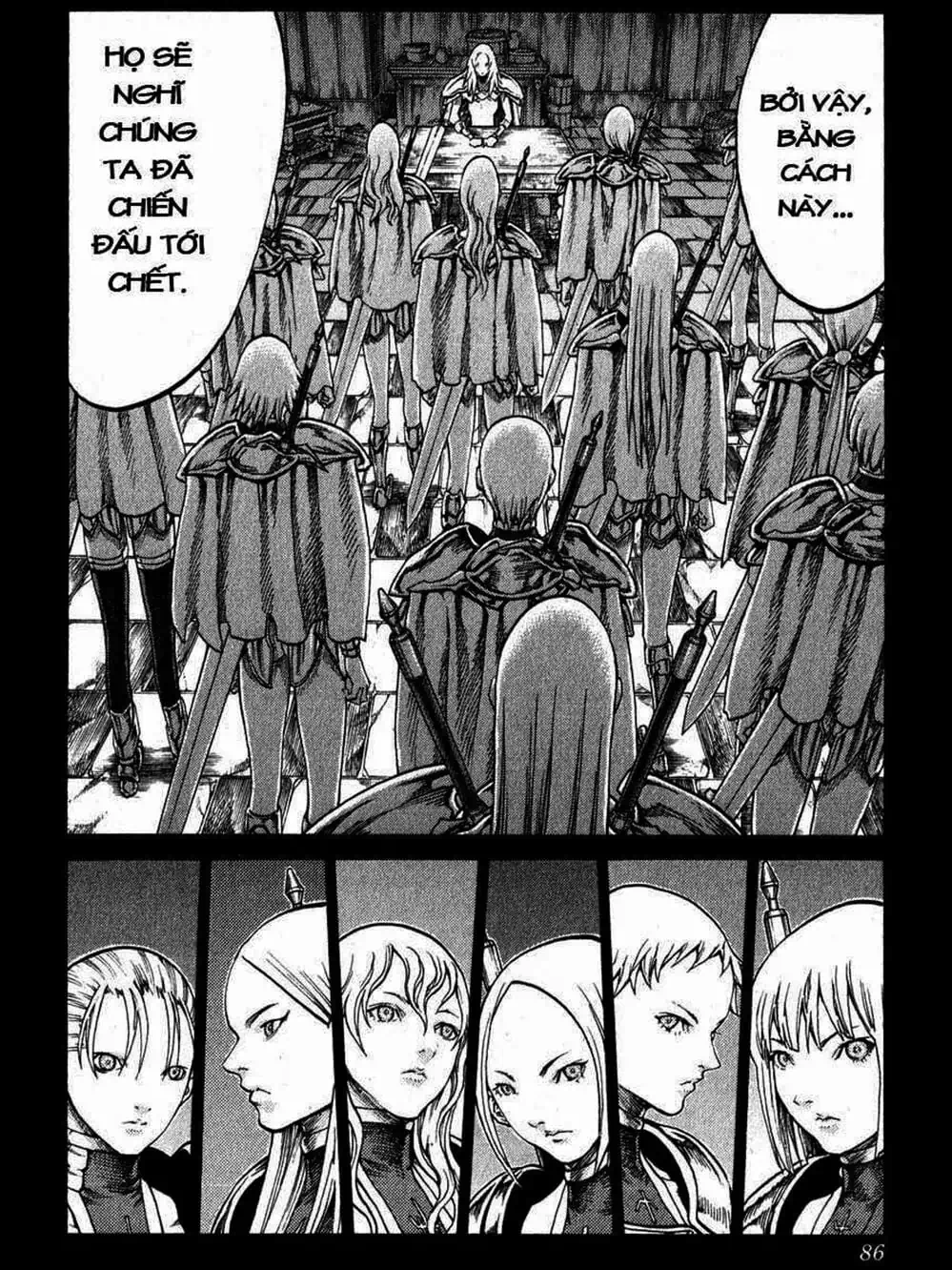 Truyện Tranh Claymore Mắt Bạc trang 4