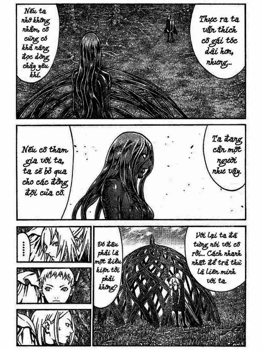 Truyện Tranh Claymore Mắt Bạc trang 4