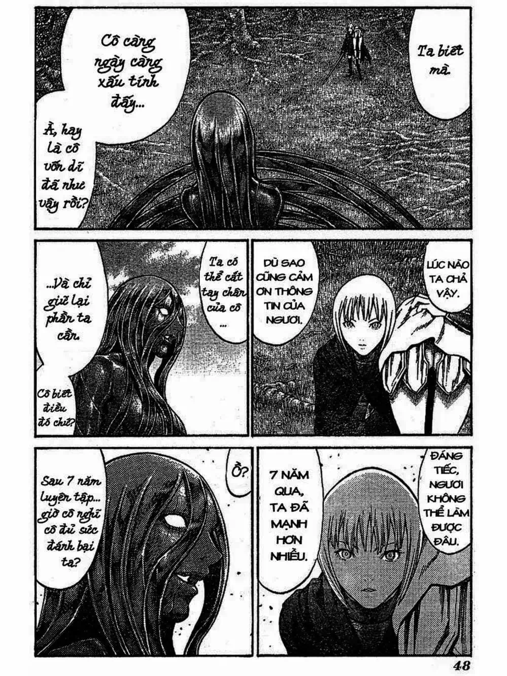 Truyện Tranh Claymore Mắt Bạc trang 4