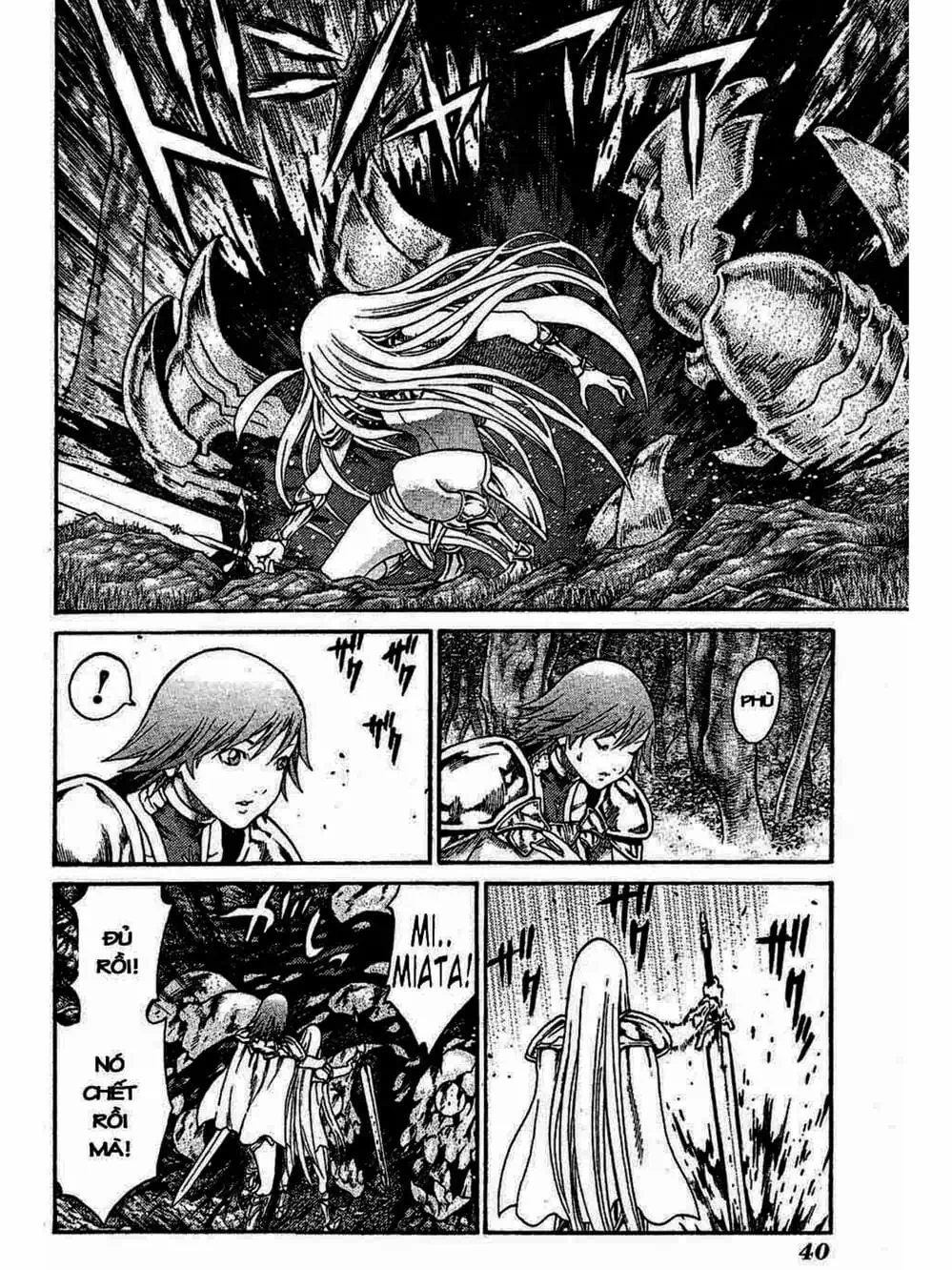 Truyện Tranh Claymore Mắt Bạc trang 4