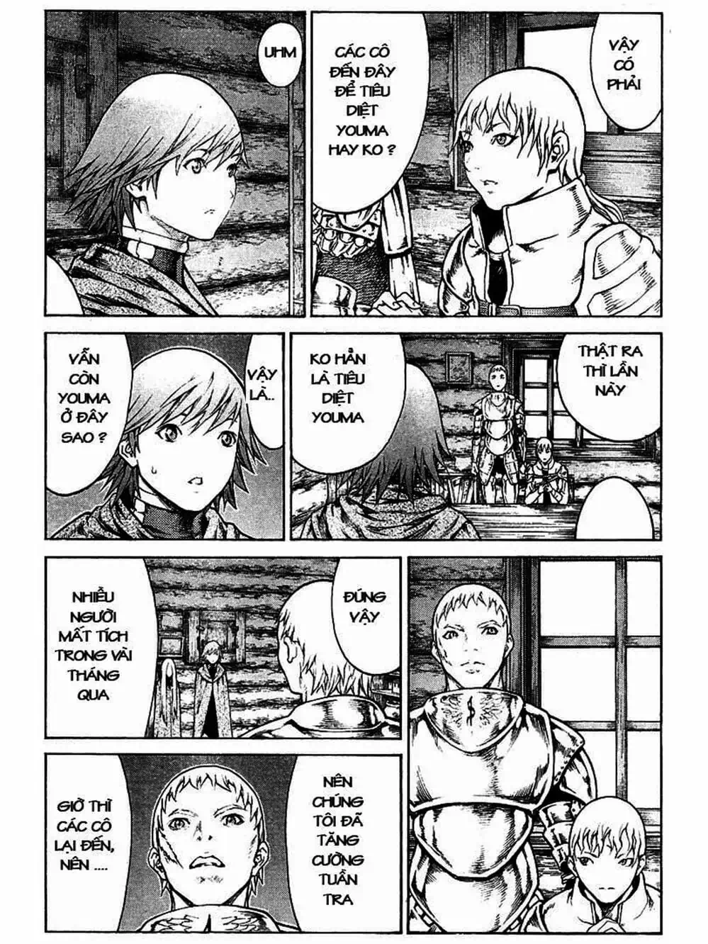 Truyện Tranh Claymore Mắt Bạc trang 4