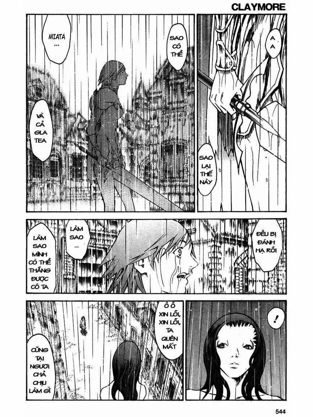 Truyện Tranh Claymore Mắt Bạc trang 4