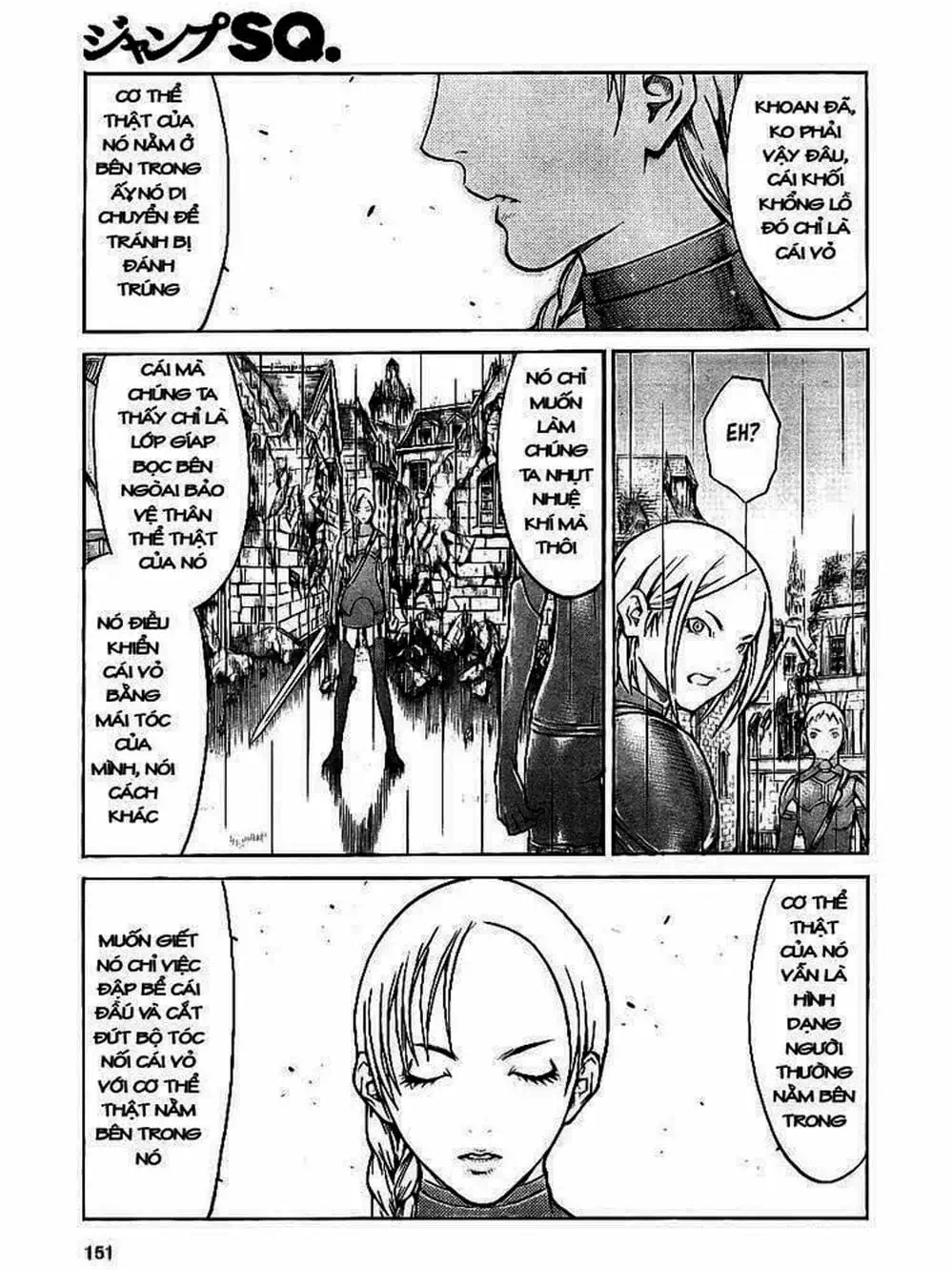 Truyện Tranh Claymore Mắt Bạc trang 4