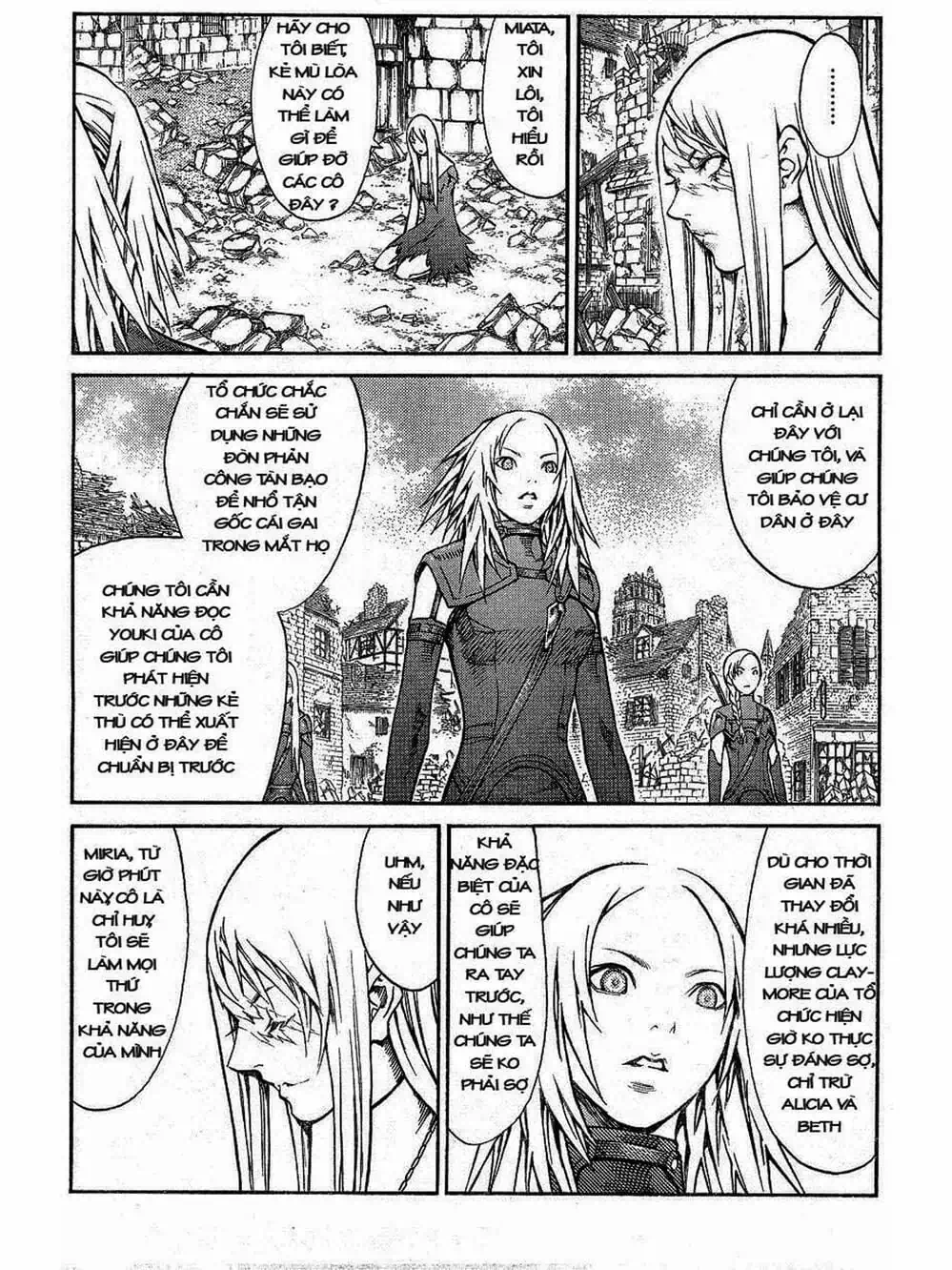 Truyện Tranh Claymore Mắt Bạc trang 4