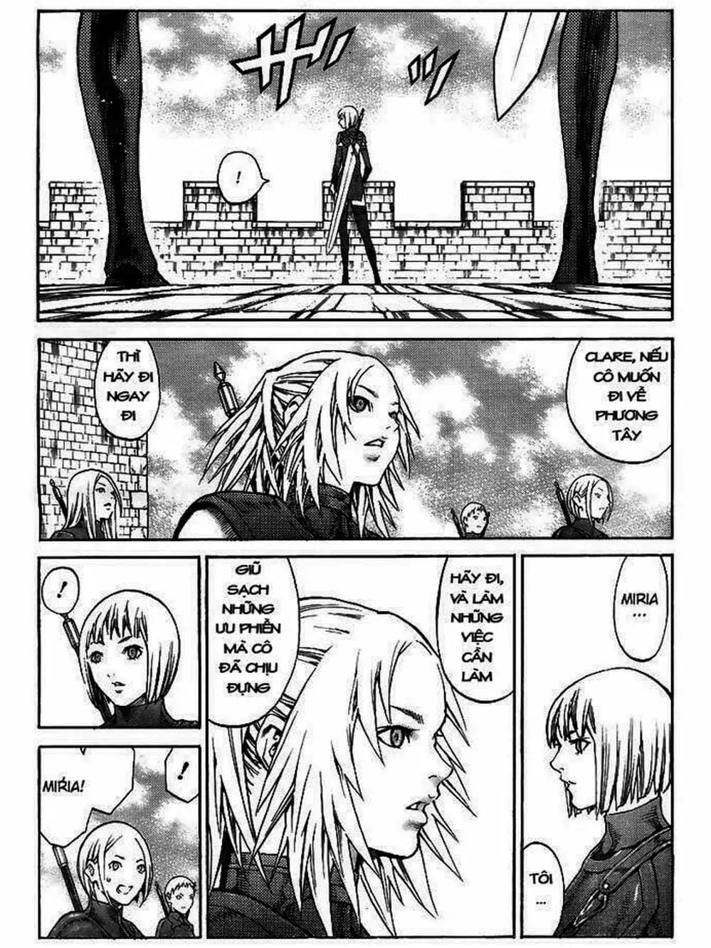 Truyện Tranh Claymore Mắt Bạc trang 4