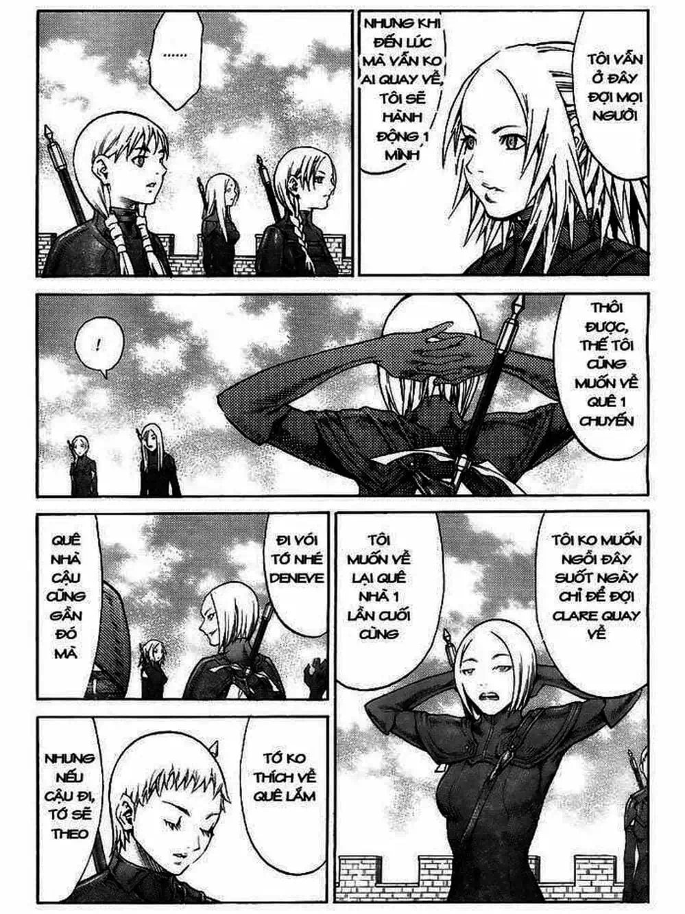 Truyện Tranh Claymore Mắt Bạc trang 4