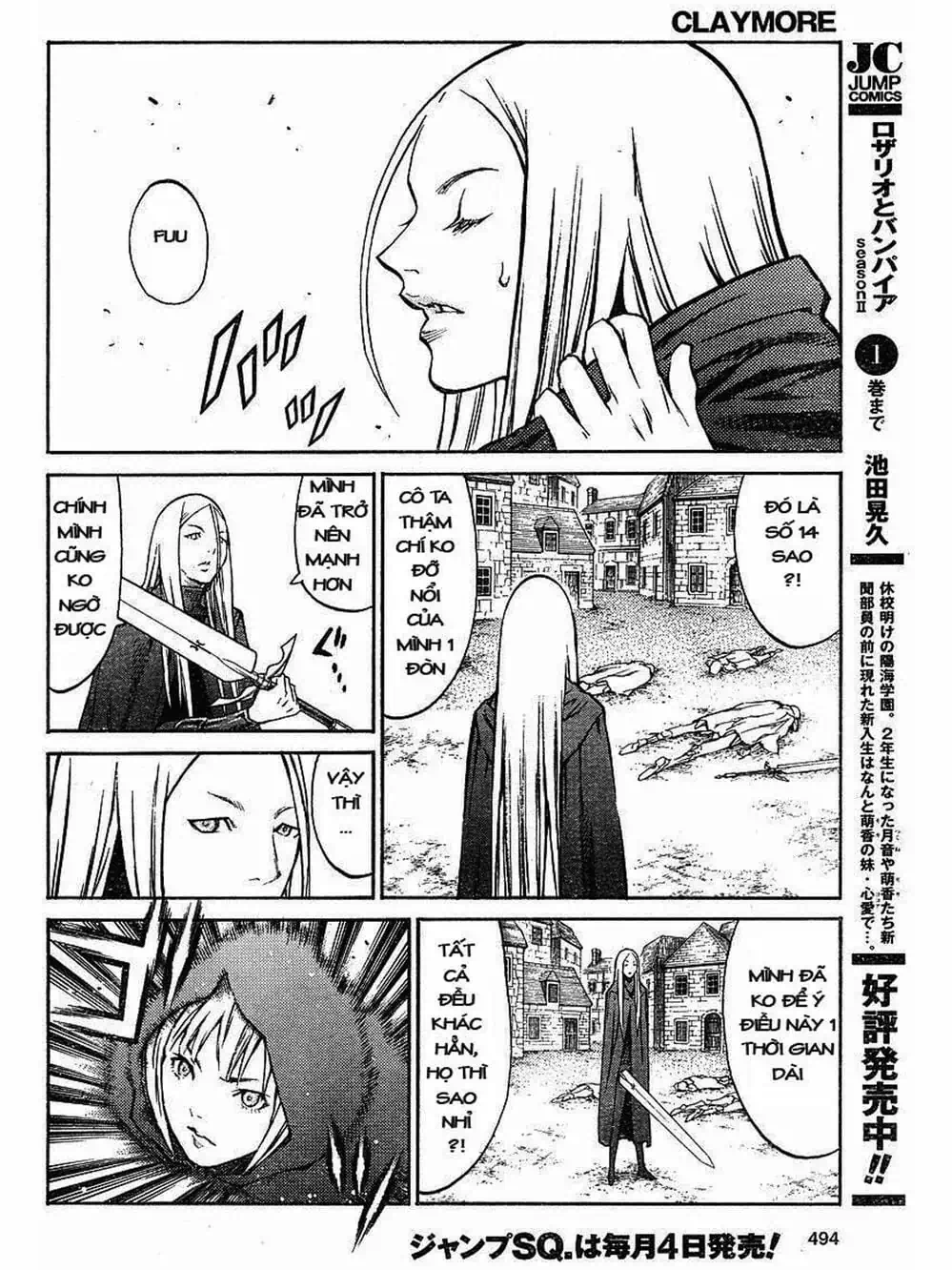 Truyện Tranh Claymore Mắt Bạc trang 4
