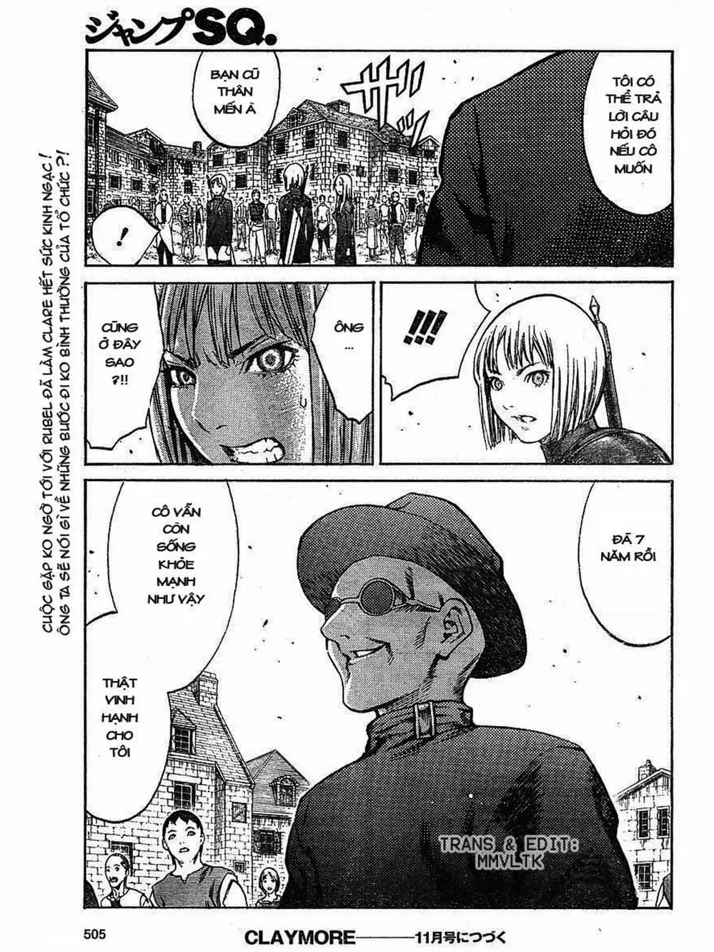 Truyện Tranh Claymore Mắt Bạc trang 4