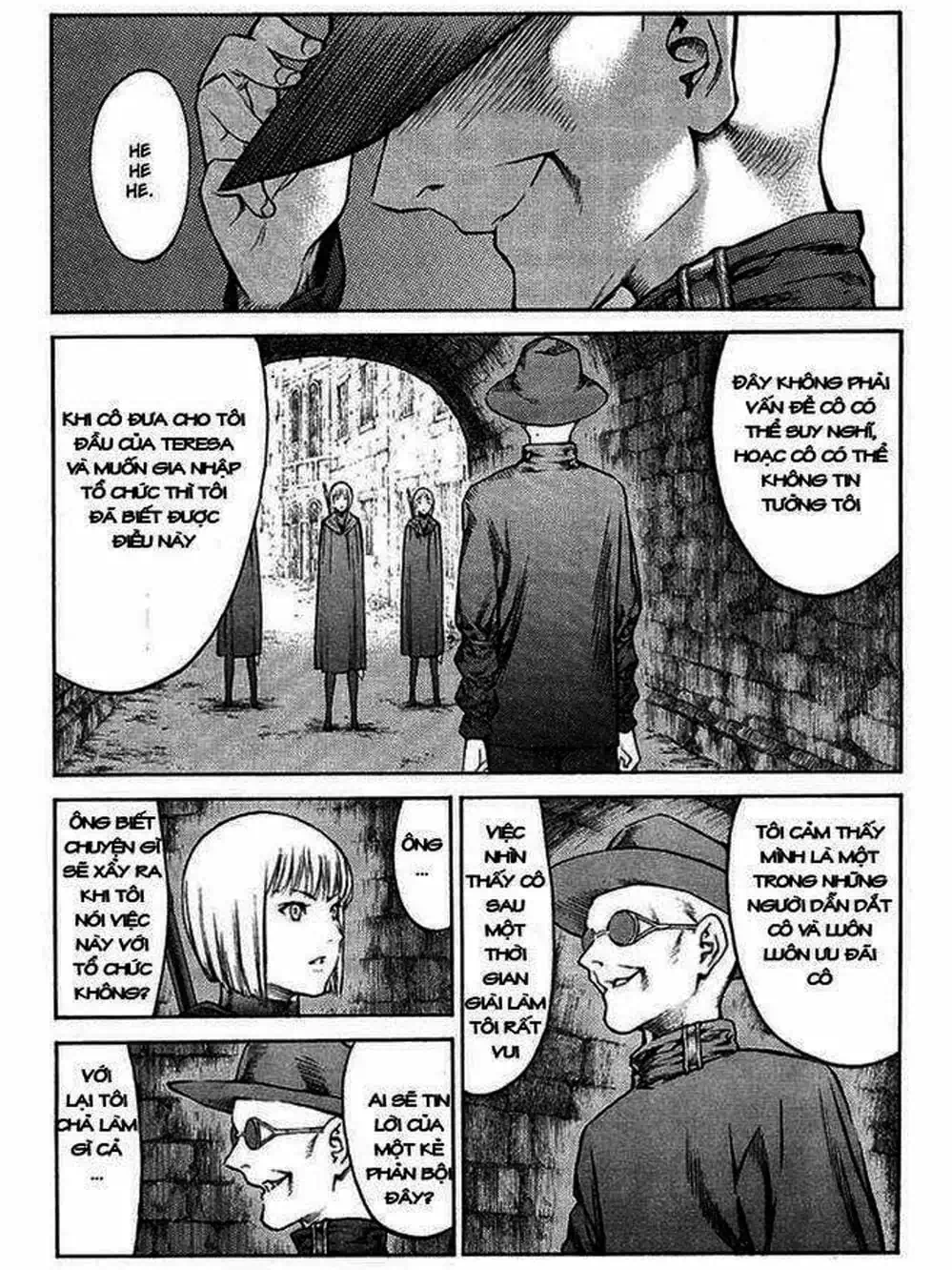 Truyện Tranh Claymore Mắt Bạc trang 4