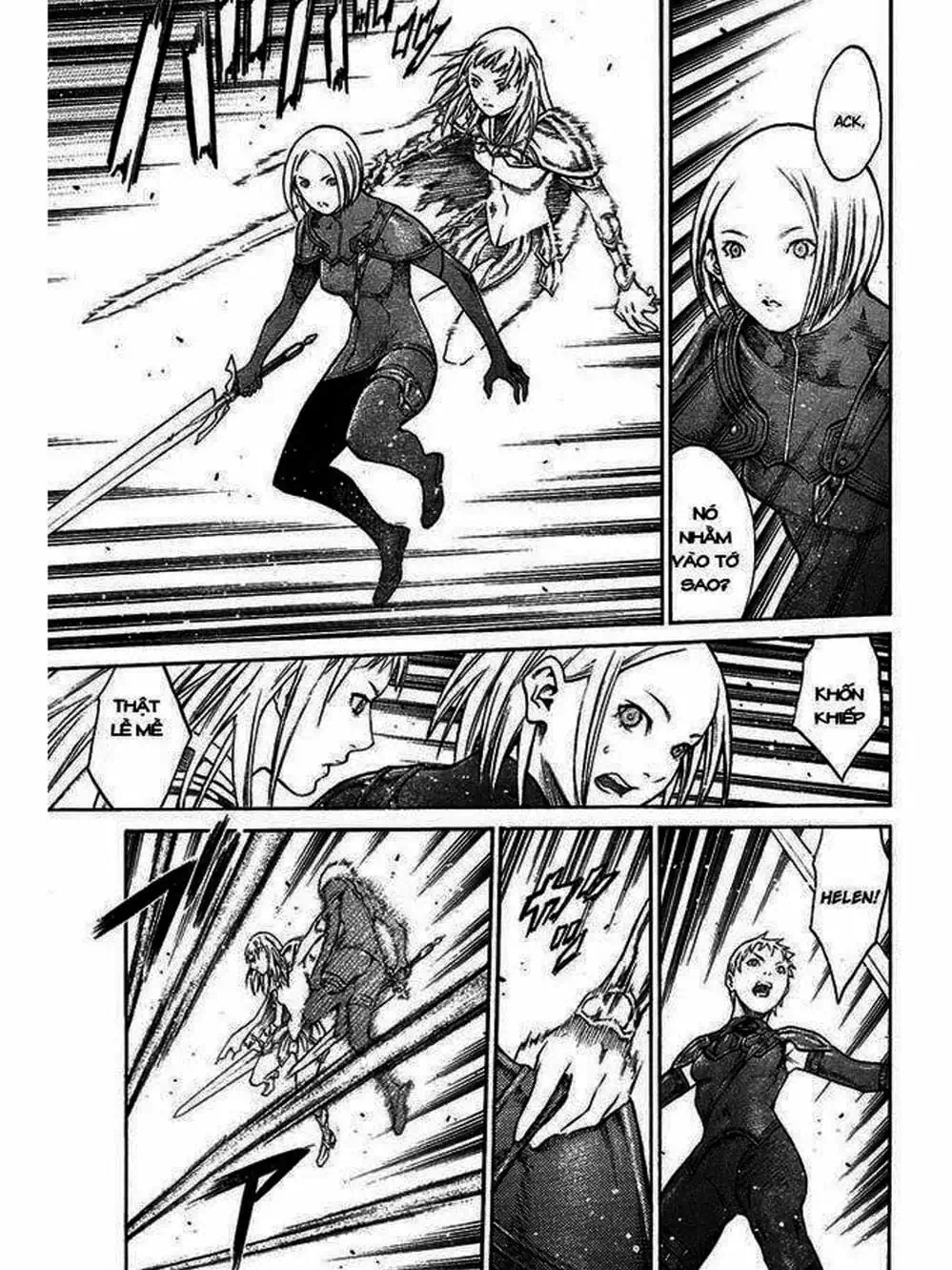 Truyện Tranh Claymore Mắt Bạc trang 4