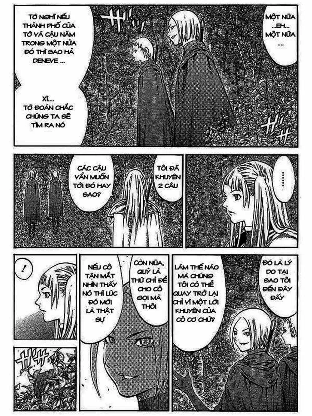 Truyện Tranh Claymore Mắt Bạc trang 4