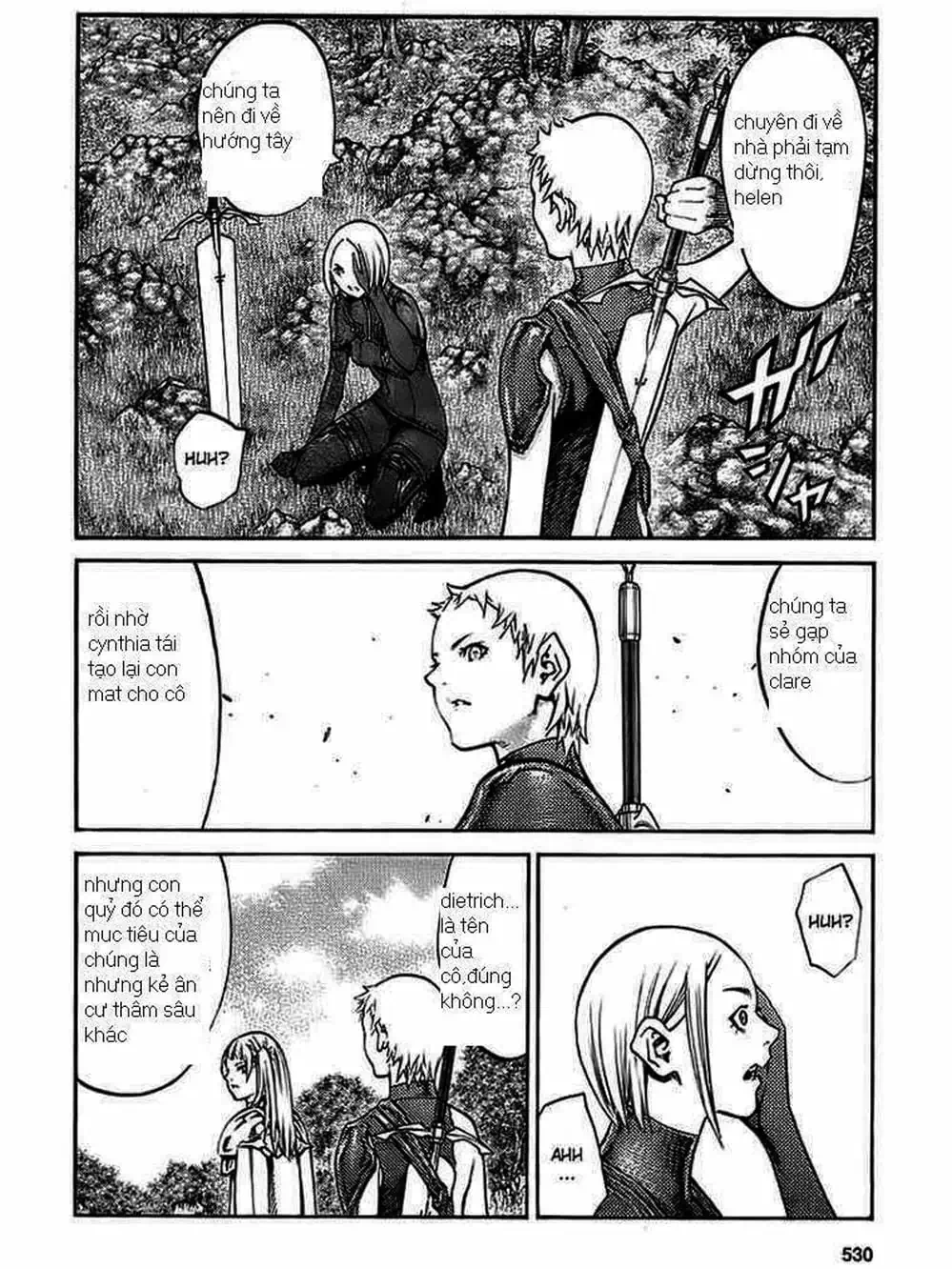 Truyện Tranh Claymore Mắt Bạc trang 4