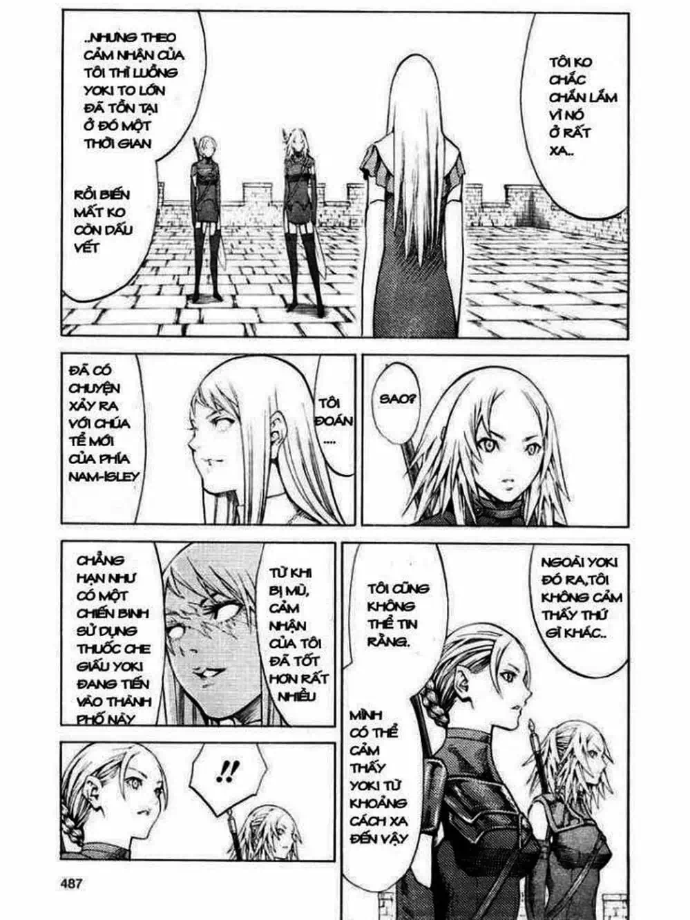 Truyện Tranh Claymore Mắt Bạc trang 4