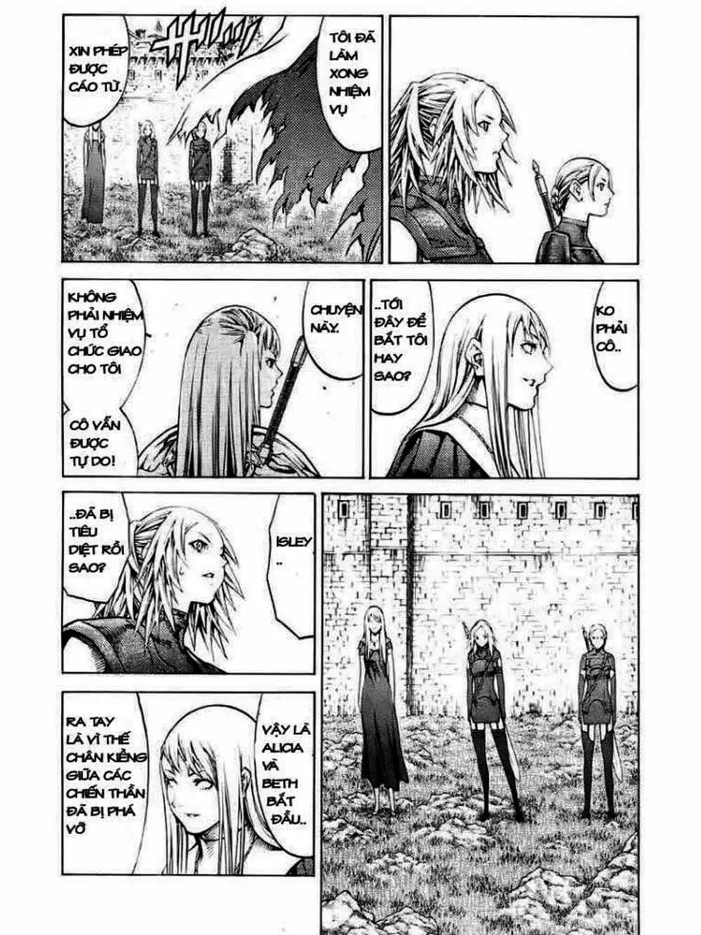 Truyện Tranh Claymore Mắt Bạc trang 4
