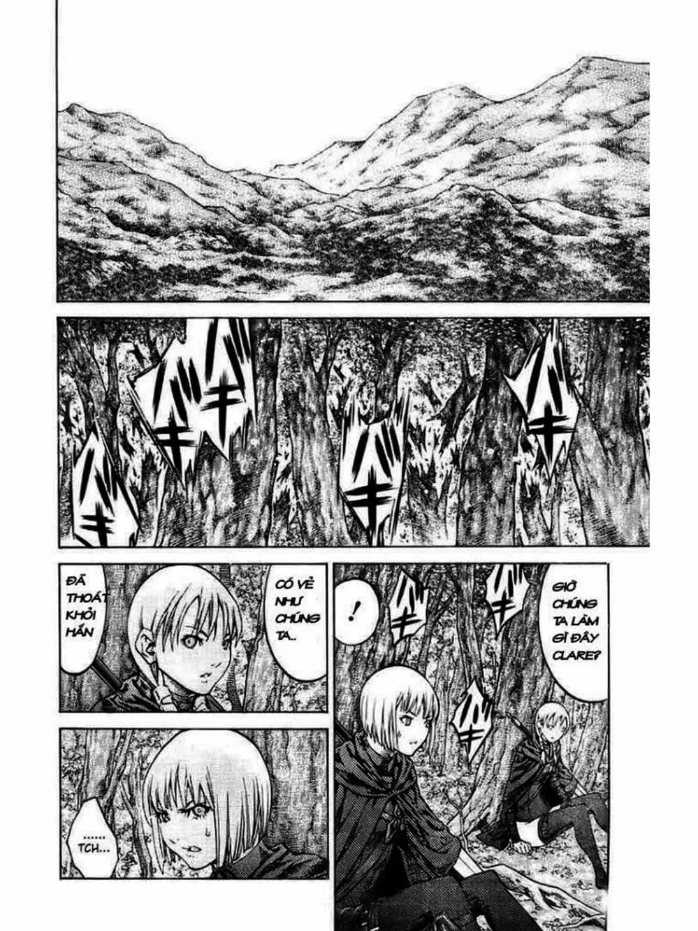 Truyện Tranh Claymore Mắt Bạc trang 4