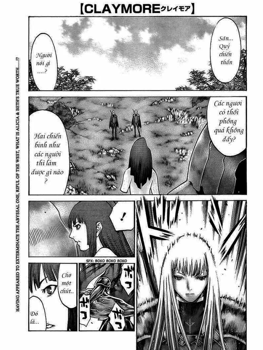 Truyện Tranh Claymore Mắt Bạc trang 4