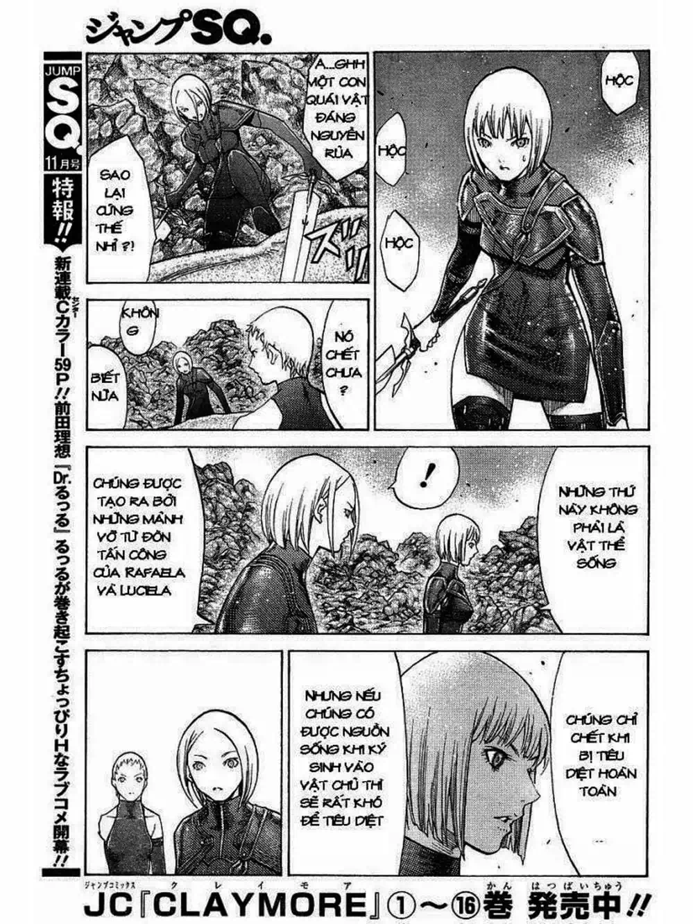 Truyện Tranh Claymore Mắt Bạc trang 4