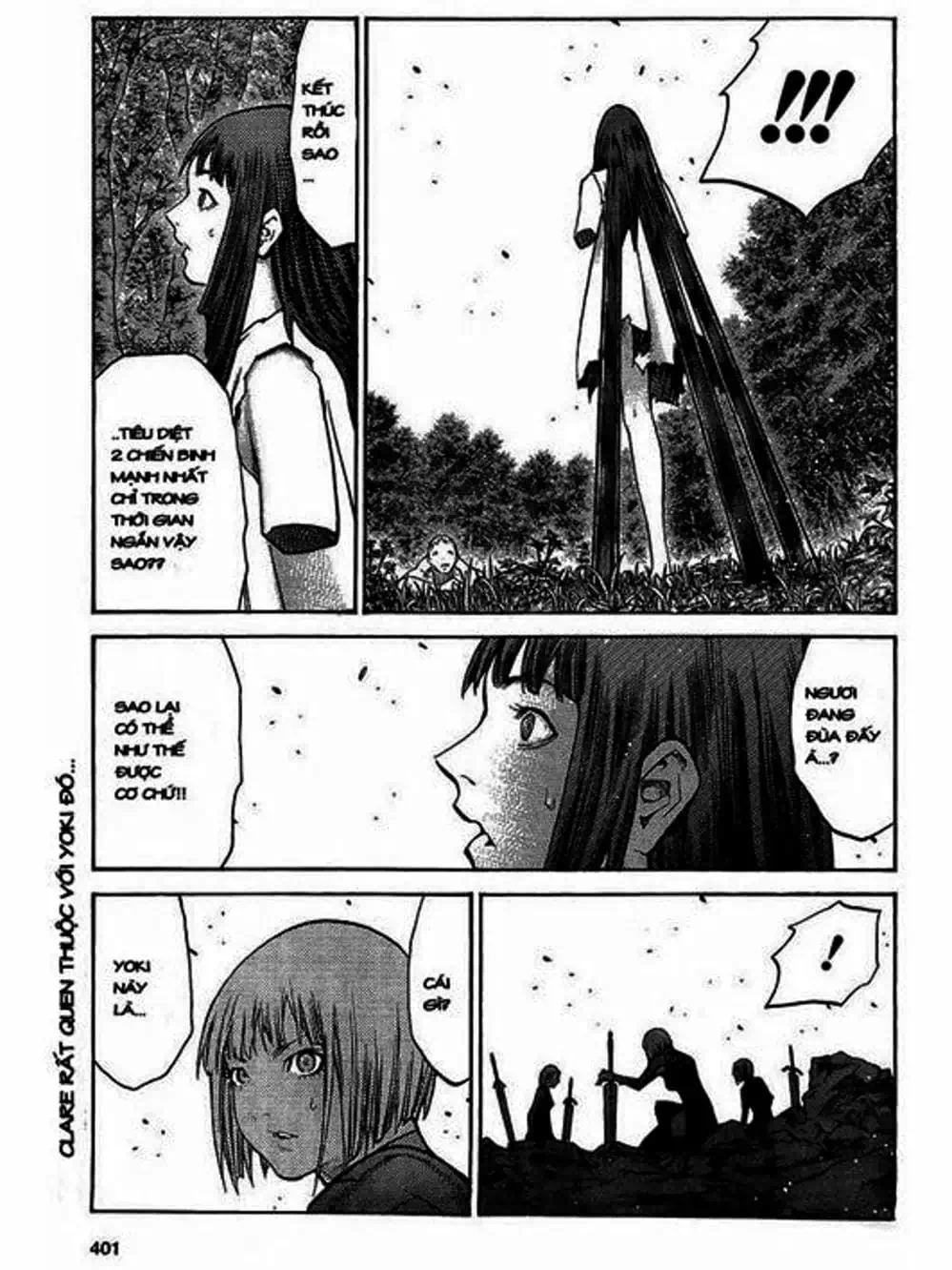 Truyện Tranh Claymore Mắt Bạc trang 4