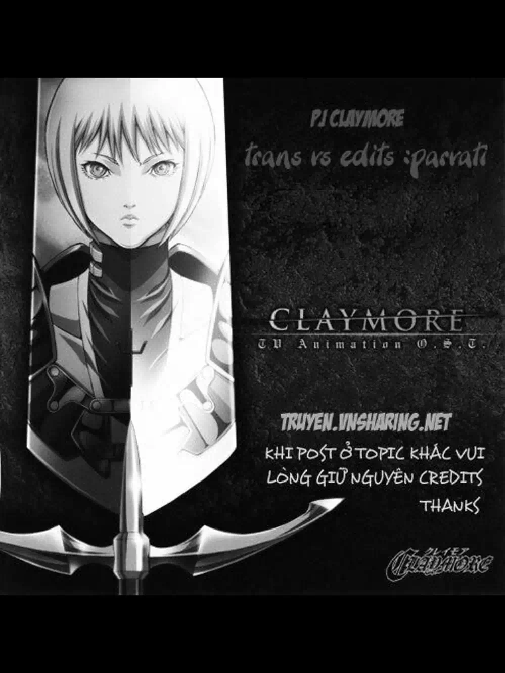 Truyện Tranh Claymore Mắt Bạc trang 4