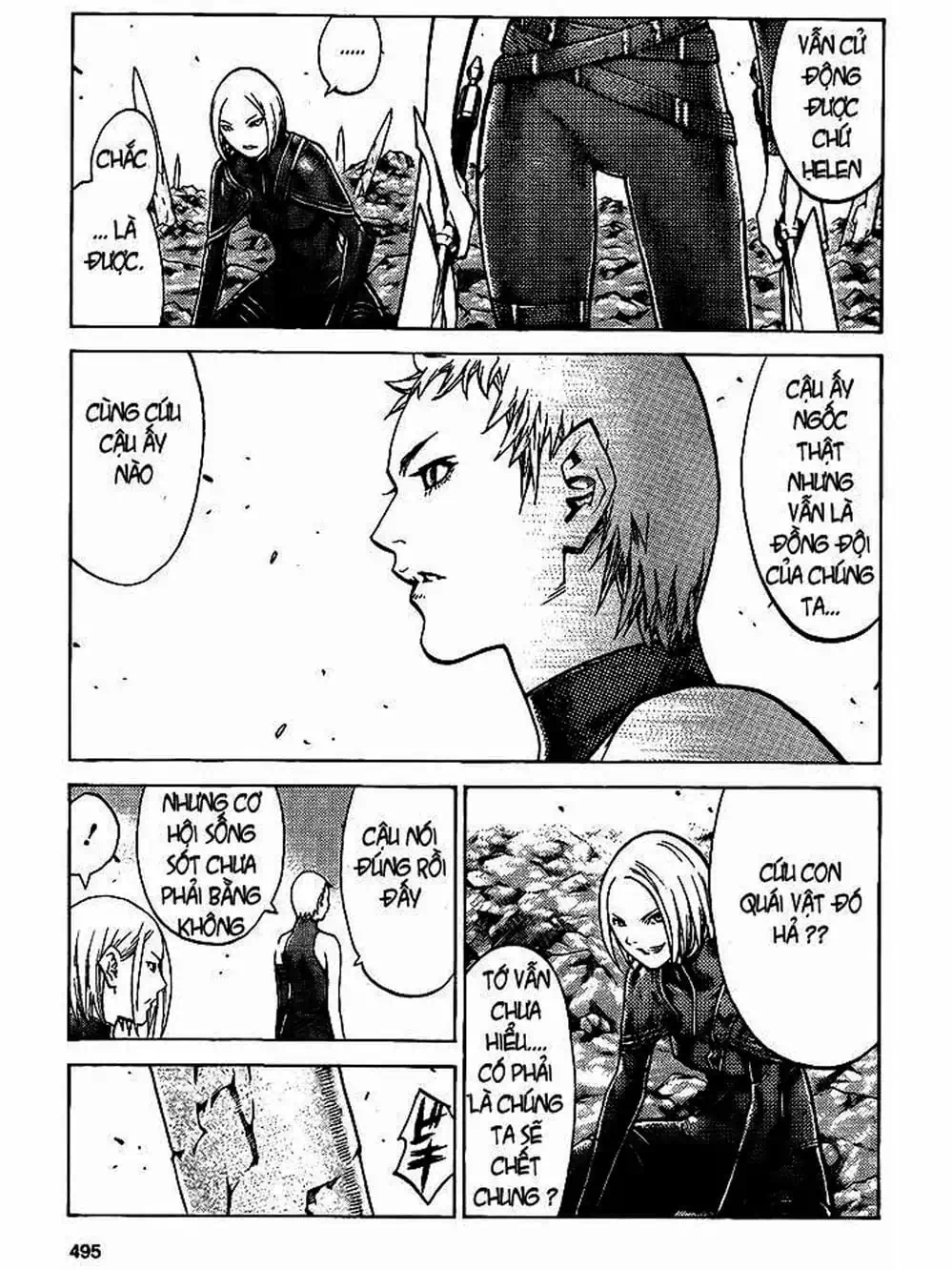 Truyện Tranh Claymore Mắt Bạc trang 4