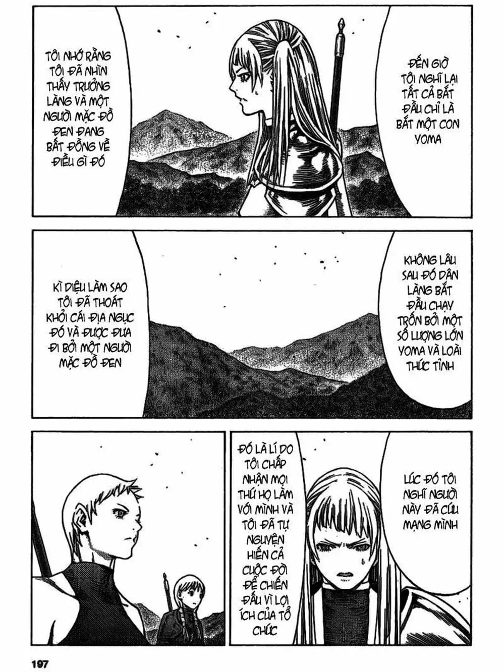 Truyện Tranh Claymore Mắt Bạc trang 4