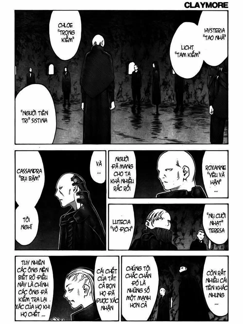 Truyện Tranh Claymore Mắt Bạc trang 4