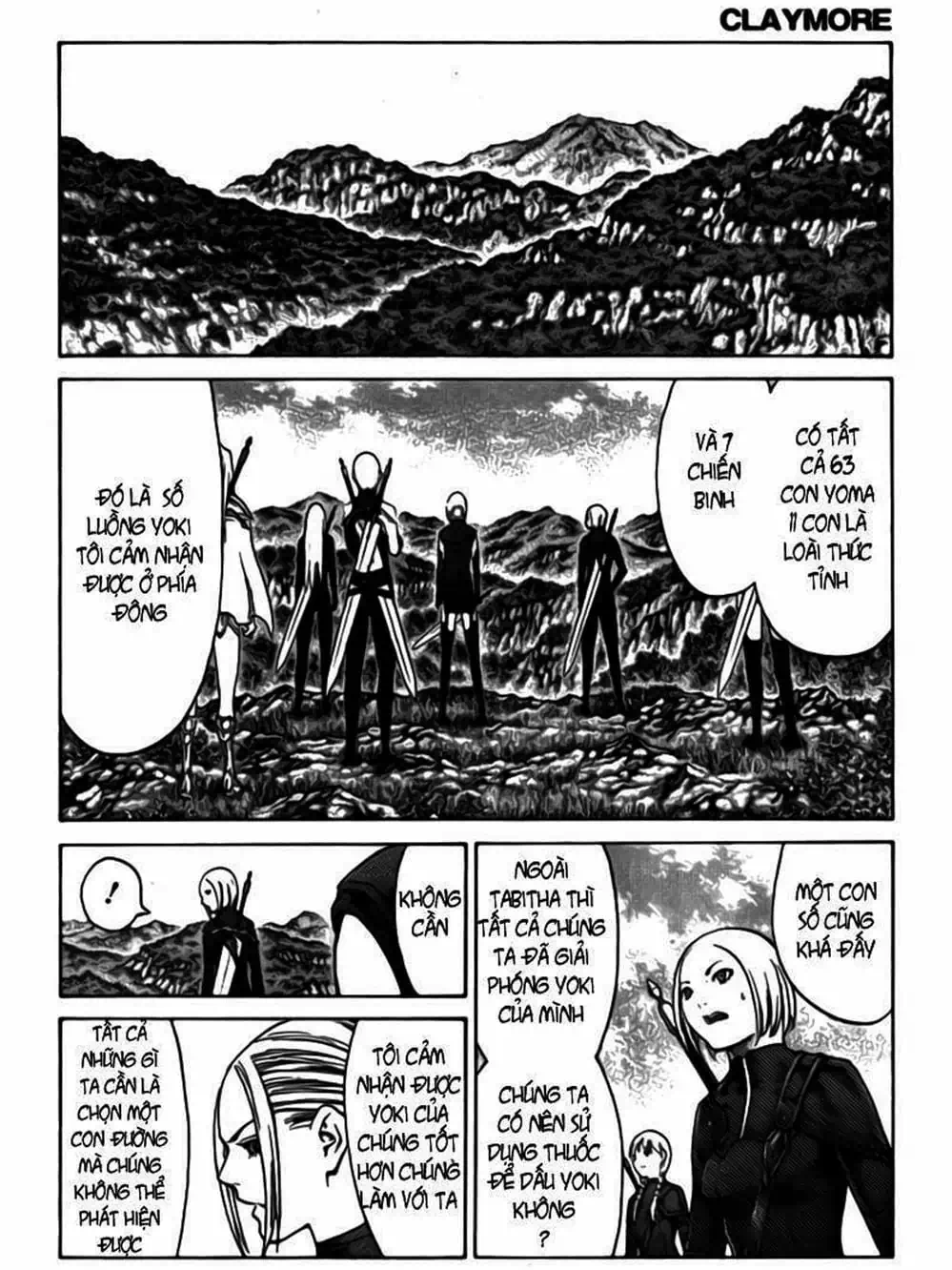 Truyện Tranh Claymore Mắt Bạc trang 4