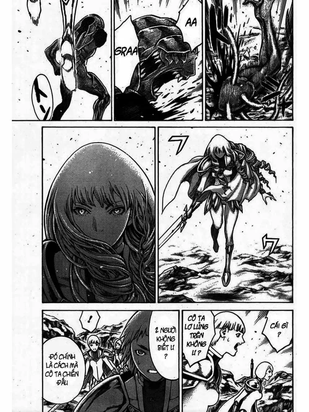 Truyện Tranh Claymore Mắt Bạc trang 4