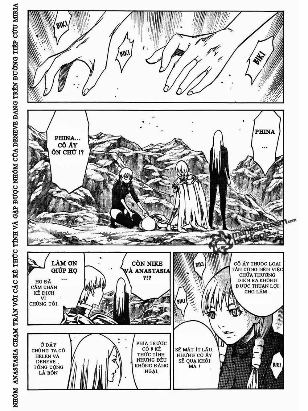 Truyện Tranh Claymore Mắt Bạc trang 4