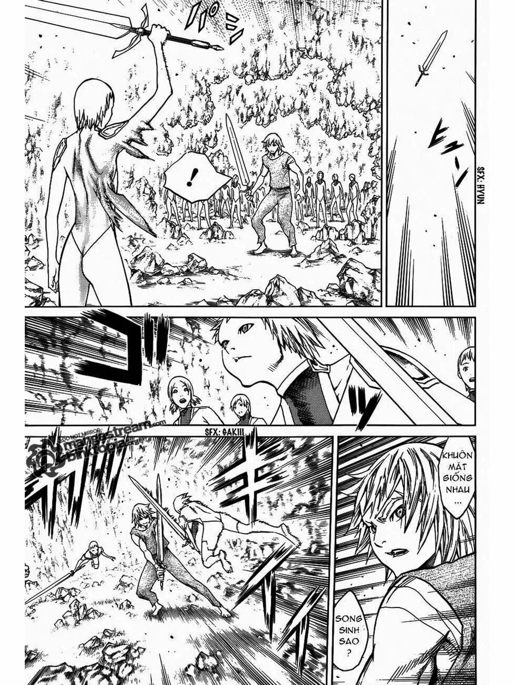 Truyện Tranh Claymore Mắt Bạc trang 4