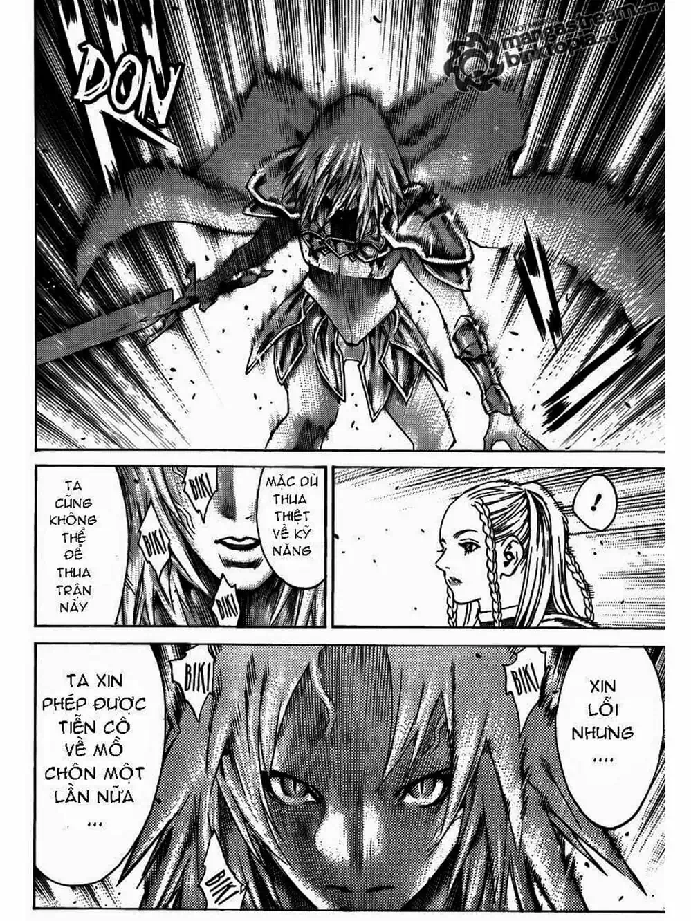 Truyện Tranh Claymore Mắt Bạc trang 4