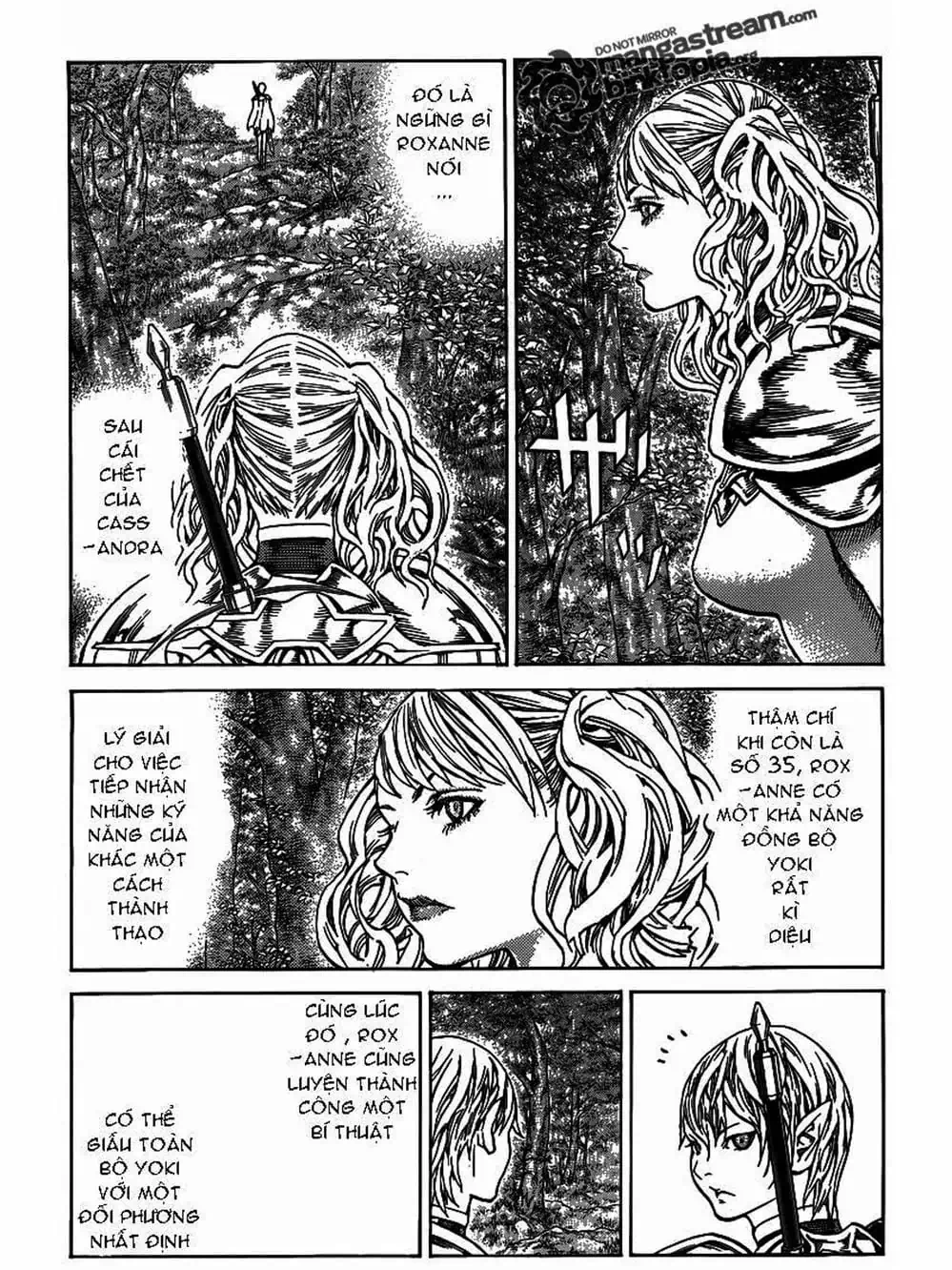 Truyện Tranh Claymore Mắt Bạc trang 4