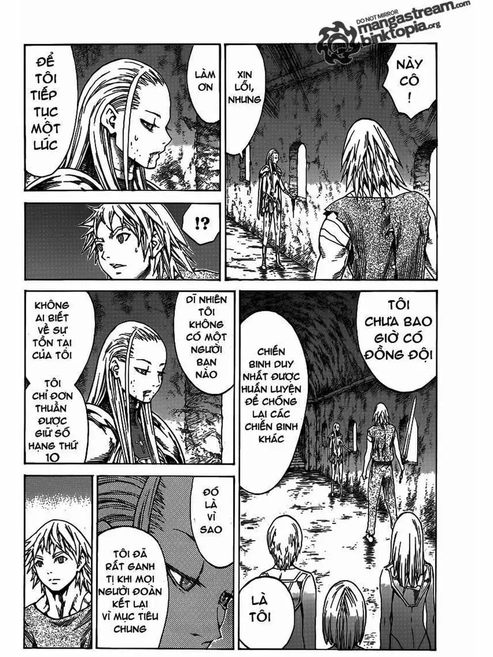 Truyện Tranh Claymore Mắt Bạc trang 4