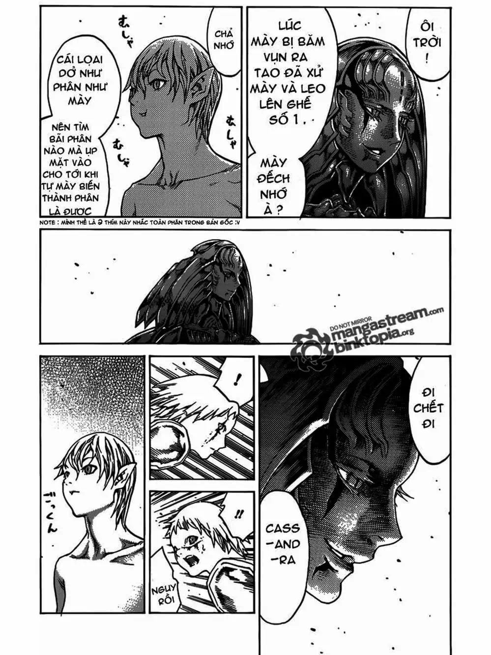 Truyện Tranh Claymore Mắt Bạc trang 4