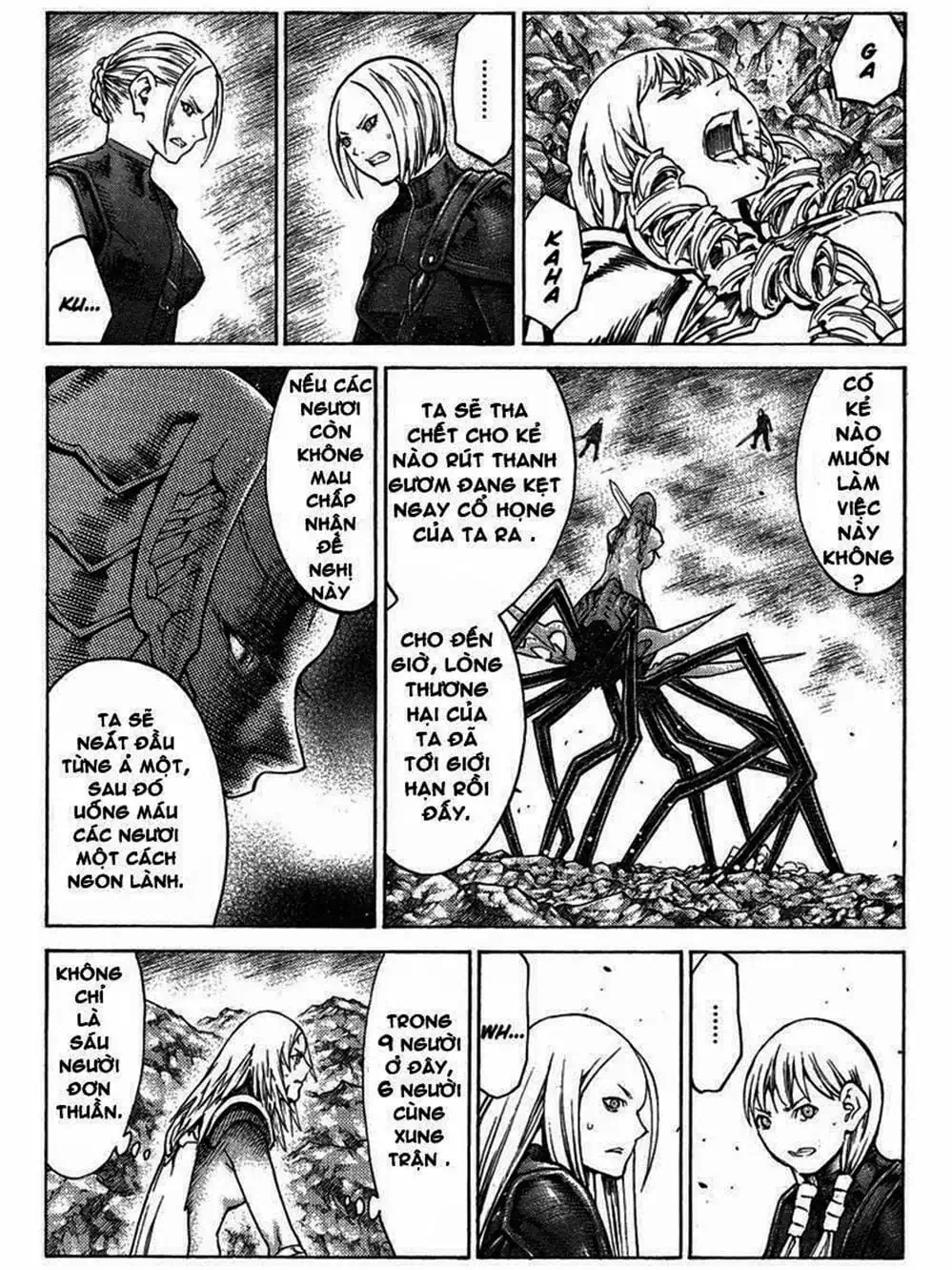 Truyện Tranh Claymore Mắt Bạc trang 4