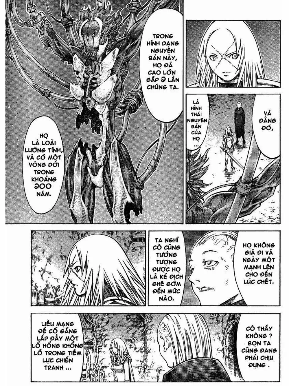 Truyện Tranh Claymore Mắt Bạc trang 4