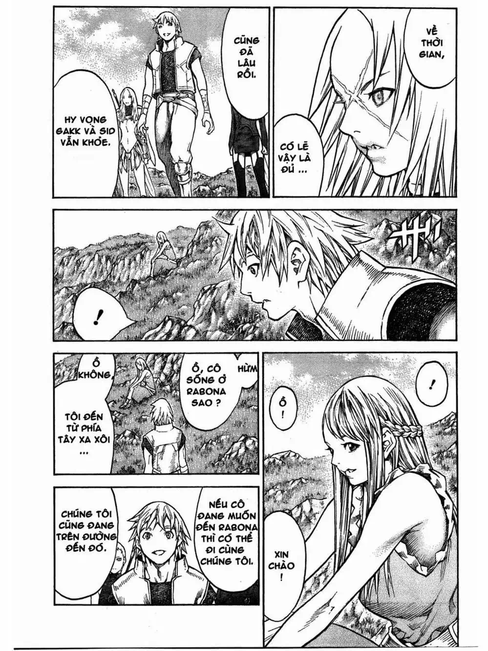 Truyện Tranh Claymore Mắt Bạc trang 4