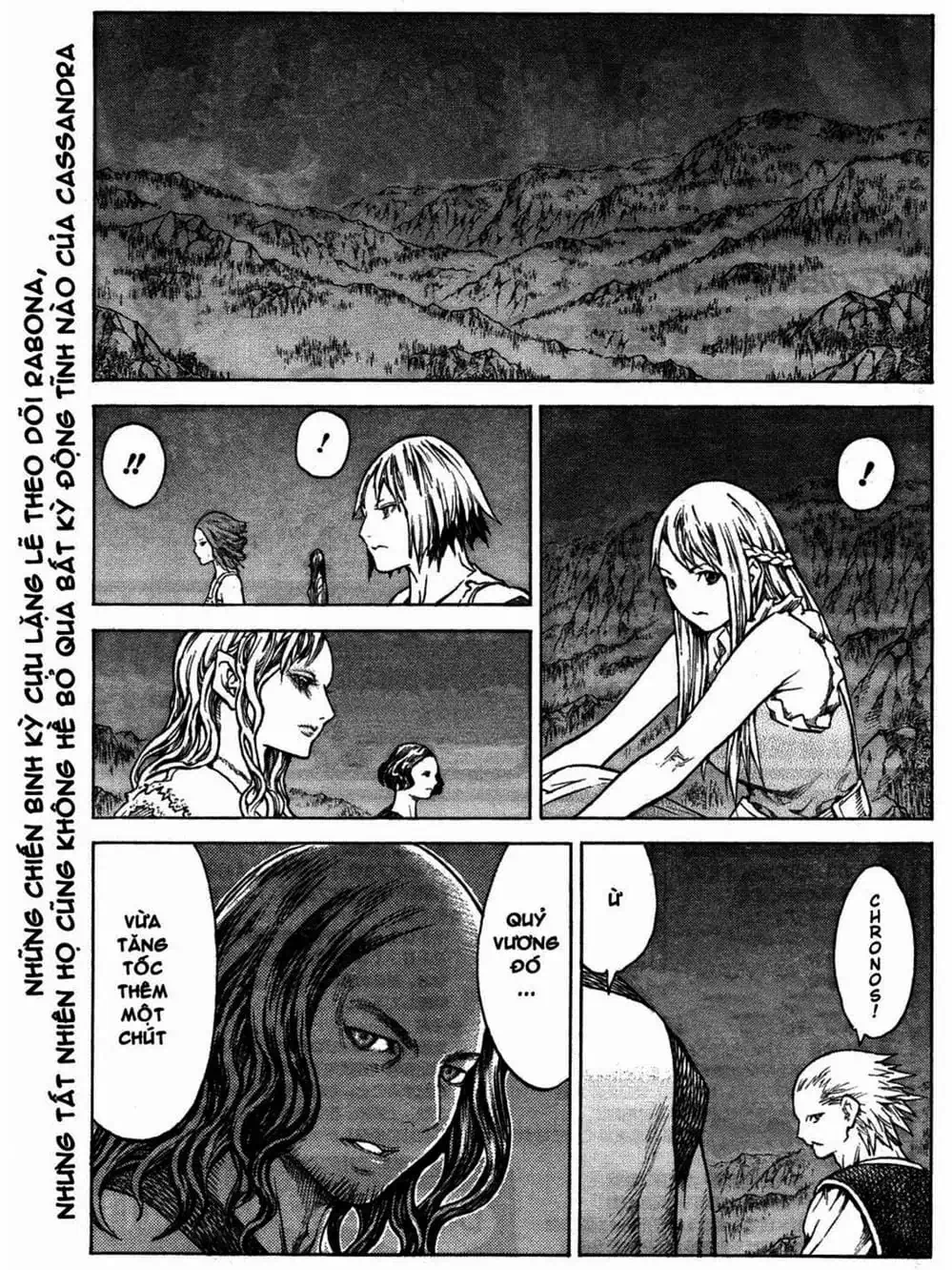 Truyện Tranh Claymore Mắt Bạc trang 4
