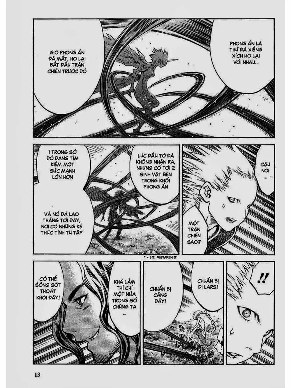 Truyện Tranh Claymore Mắt Bạc trang 4