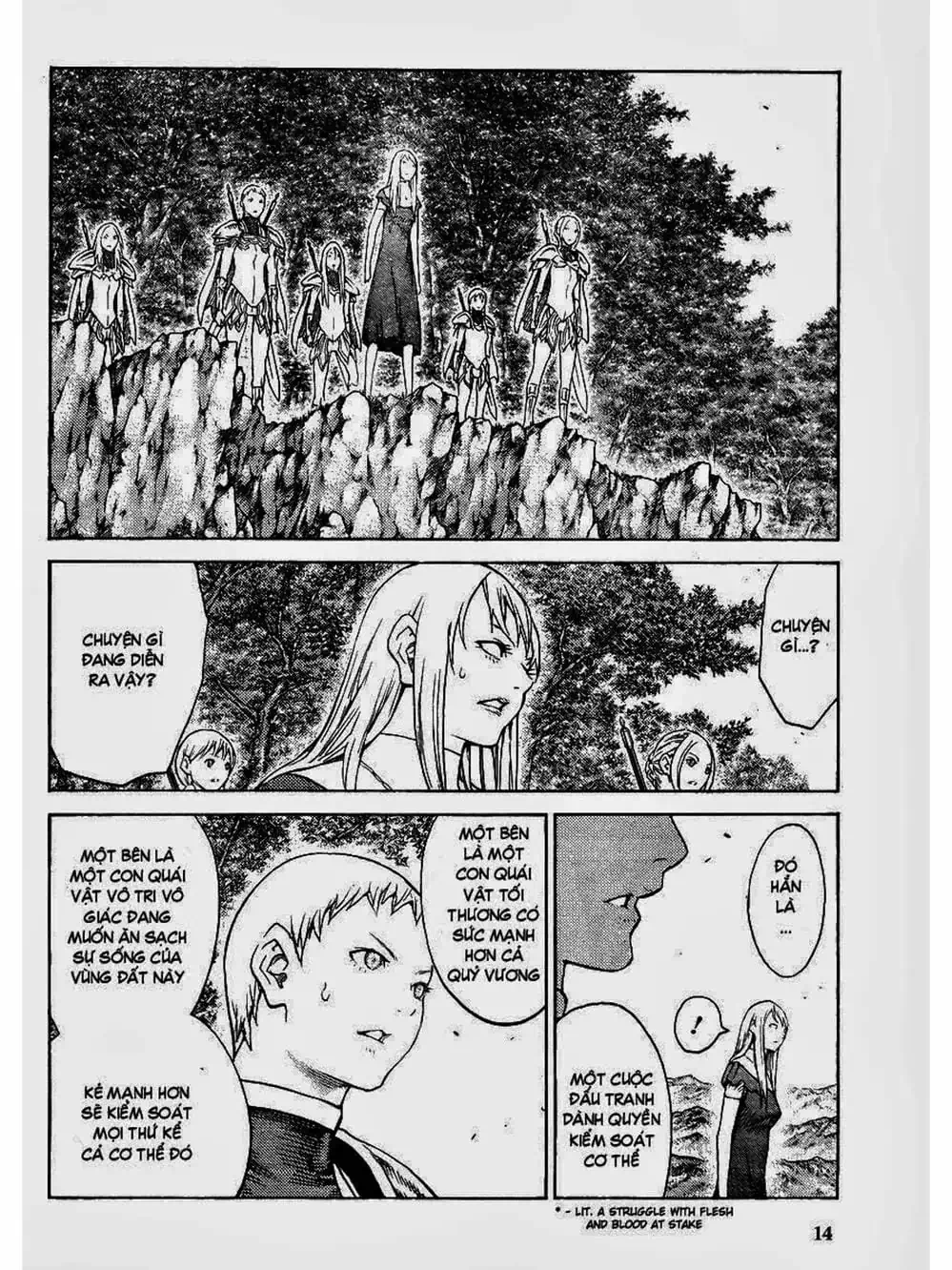 Truyện Tranh Claymore Mắt Bạc trang 4