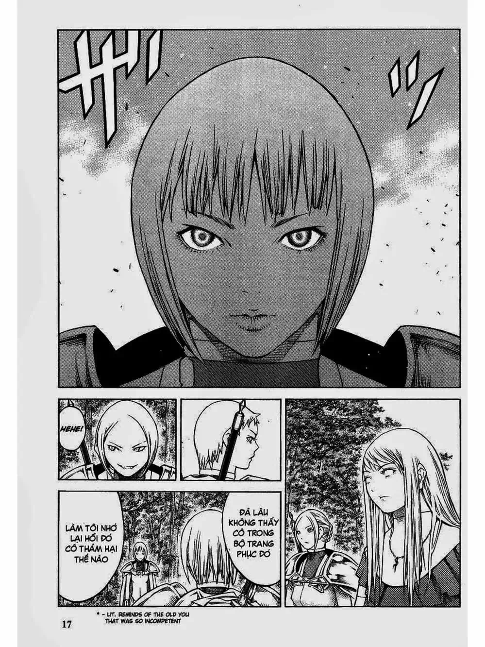 Truyện Tranh Claymore Mắt Bạc trang 4