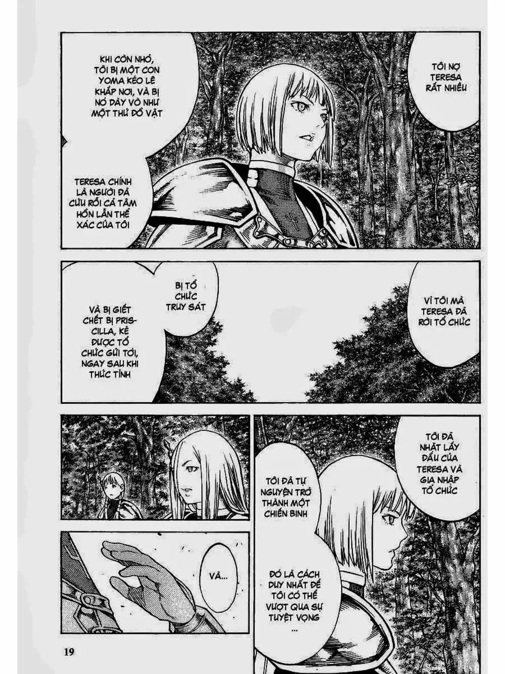 Truyện Tranh Claymore Mắt Bạc trang 4